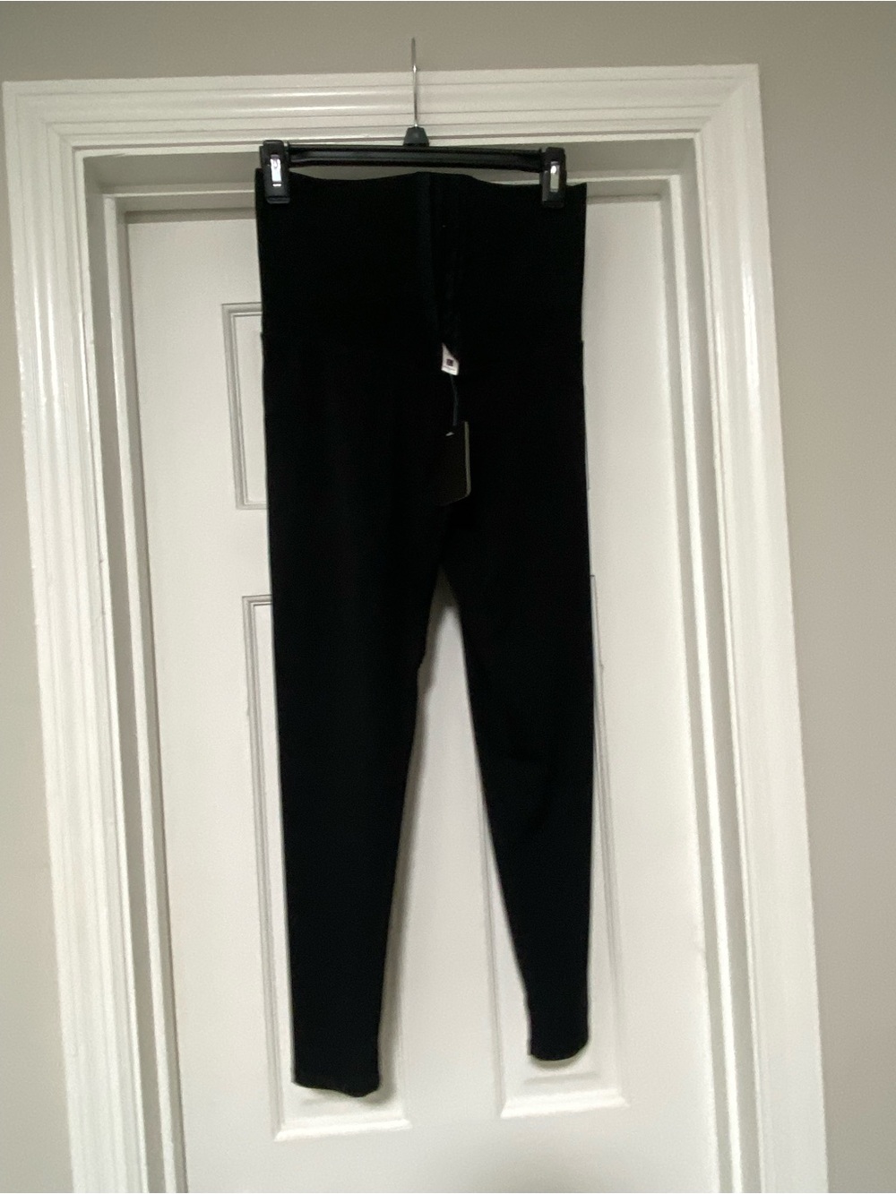 Black High-Waist Leggings with Waist Trainer - Brand Athletics Motion